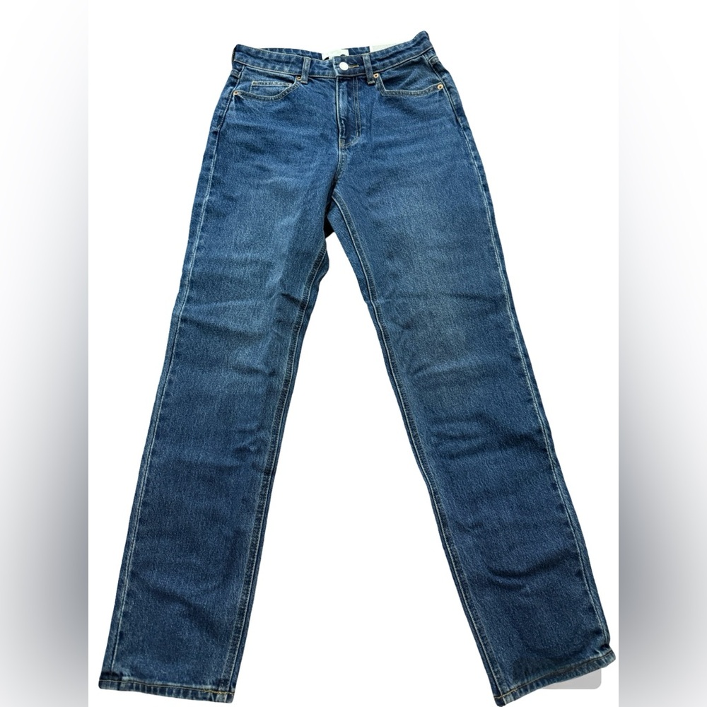 H&M High Waisr Blue Denim Jeans. New with tags. Size 6